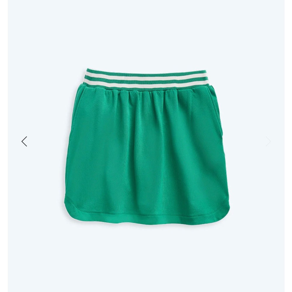 Summersalt The Softest French Terry Pull-On Skirt - Clover